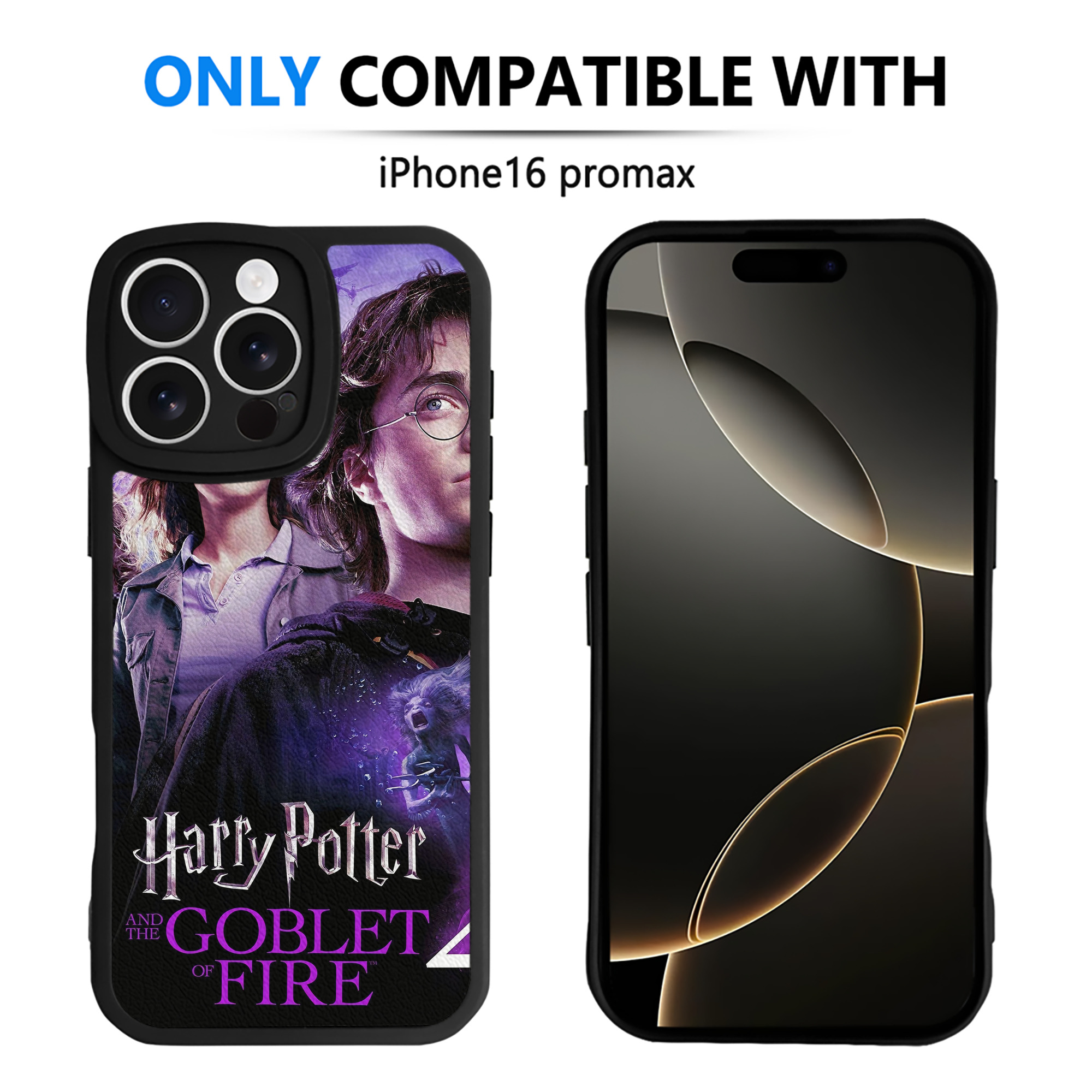 （画像用） Harry Potter ハリー・ポッターシリーズ 【iPhone 16シリーズ対応】シリコンスマホケース（レザー調） 材質：シリコン